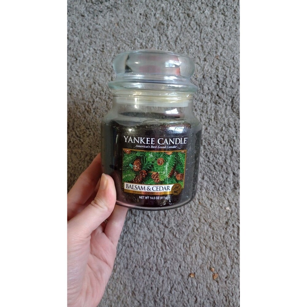NEW Yankee Candle Balsam & Cedar 14.5oz Housewarmer Jar Christmas Festive